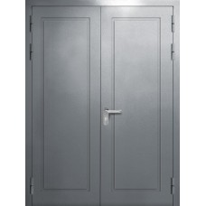 Двупольная глухая дверь с выдавленным рисунком ДПМ 02/60 (EI 60) — 016