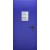 Однопольная дверь со стеклом и вентиляцией ДПМО 01/60 (EI 60) — №07