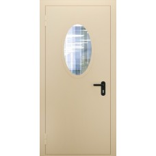 Однопольная дверь со стеклом ДПМО 01/60 (EI 60)