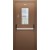 Однопольная дверь со стеклом и системой Антипаника ДПМО 01/60 (EI 60)  — №05