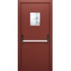 Однопольная дверь со стеклом и системой Антипаника ДПМО 01/60 (EI 60)  — №06