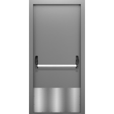 Однопольная глухая дверь с отбойником и системой Антипаника ДПМ 01/60 (EI 60)