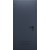 Однопольная глухая дверь с вентиляцией ДПМ 01/60 (EI 60) черная 04