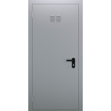 Однопольная глухая дверь с вентиляцией ДПМ 01/60 (EI 60)