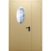 Полуторопольная дверь со стеклом ДПМО 02/60 (EI 60) — №01