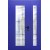 Полуторопольная дверь со стеклом ДПМО 02/60 (EIW 60) — №03