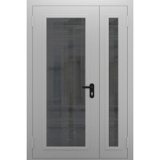 Полуторопольная дверь со стеклом ДПМО 02/60 (EIW 60)