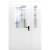 Полуторопольная дверь со стеклом ДПМО 02/60 (EIW 60) — №09