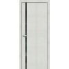 Межкомнатная дверь Bravo Браво-1.55 Эко Шпон Bianco Veralinga / Mirox Grey