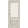 Межкомнатная дверь Bravo Прима-3 Эко Шпон Chalet Provence / White Сrystal
