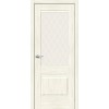 Межкомнатная дверь Bravo Прима-3 Эко Шпон Nordic Oak / White Сrystal