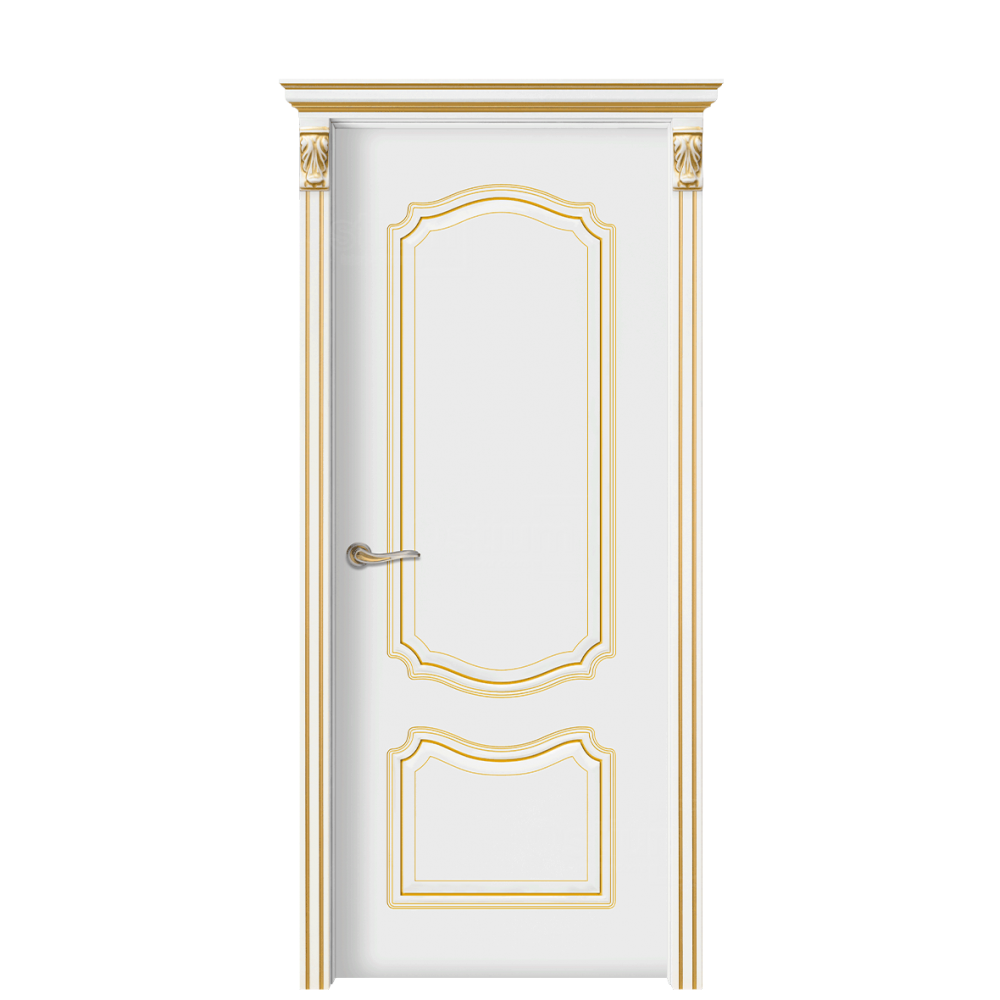 Межкомнатная дверь Ostium Venecia Богема ДГ Белый глянец