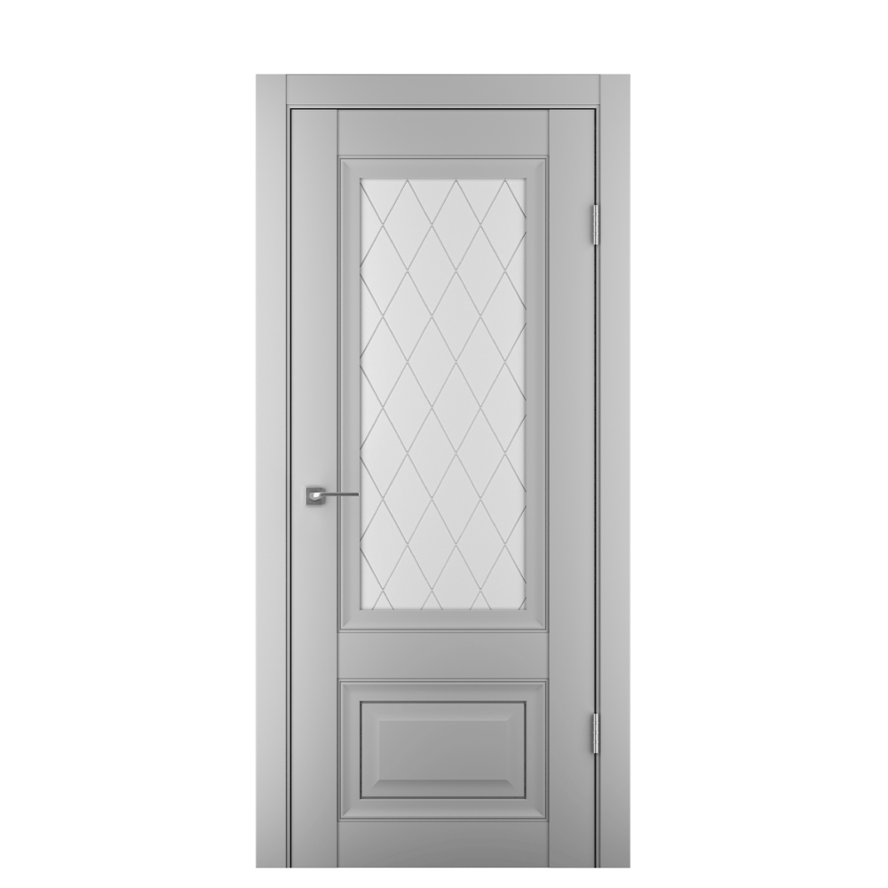 Межкомнатная дверь Ostium DIVA D1 ДО стекло 2 