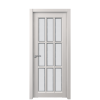 Межкомнатная дверь Ostium Elegance  E 16 ДО стекло 1 Белый матовый
