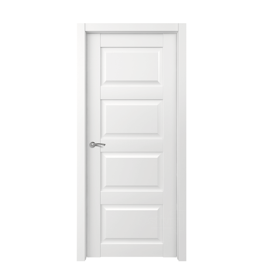 Межкомнатная дверь Ostium Elegance  E 3 ДГ Эмаль белая