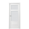 Межкомнатная дверь Ostium Elegance  E 5 ДО стекло 5 Эмаль белая