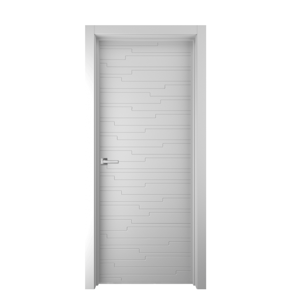 Межкомнатная дверь Ostium Geometria G22 ДГ Белый матовый