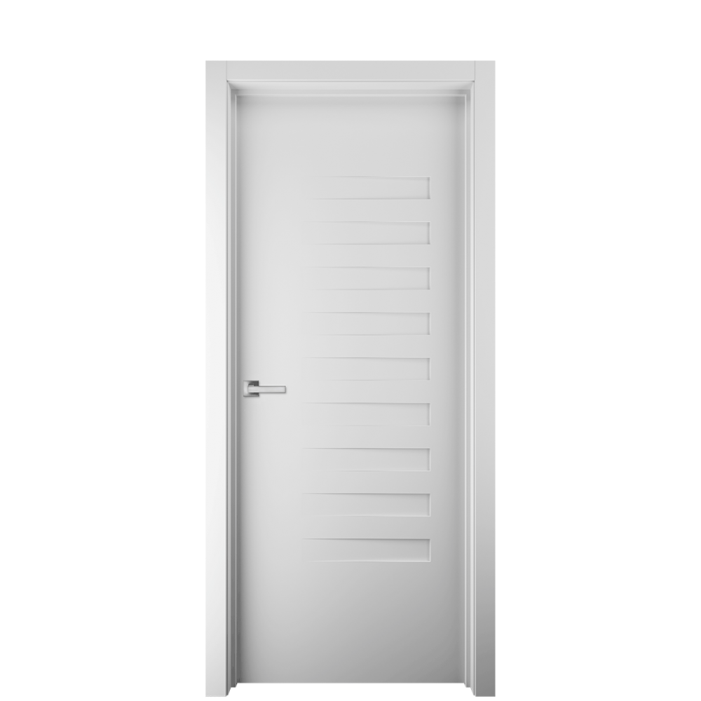 Межкомнатная дверь Ostium Geometria G23 ДГ Белый матовый