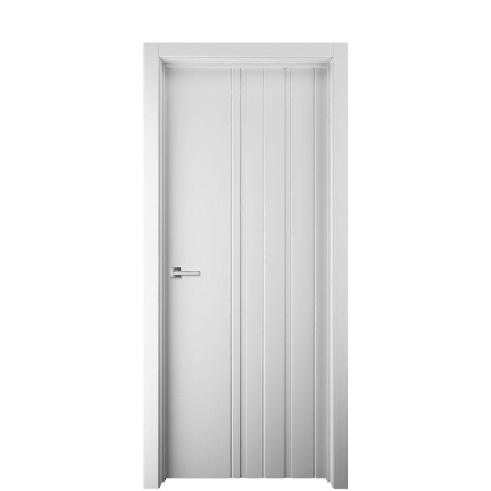 Межкомнатная дверь Ostium Geometria G30 ДГ Белый матовый