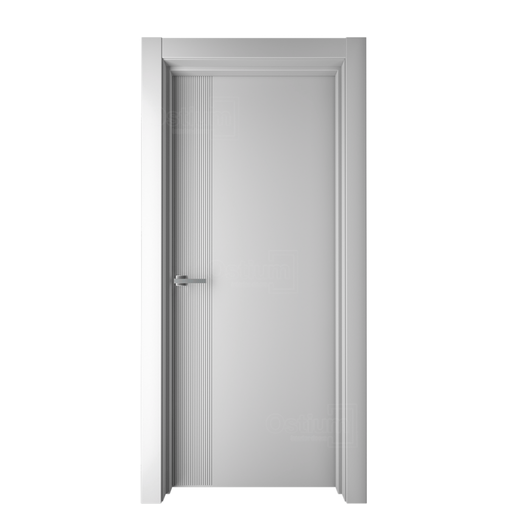 Межкомнатная дверь Ostium Geometria G33 ДГ Белый матовый