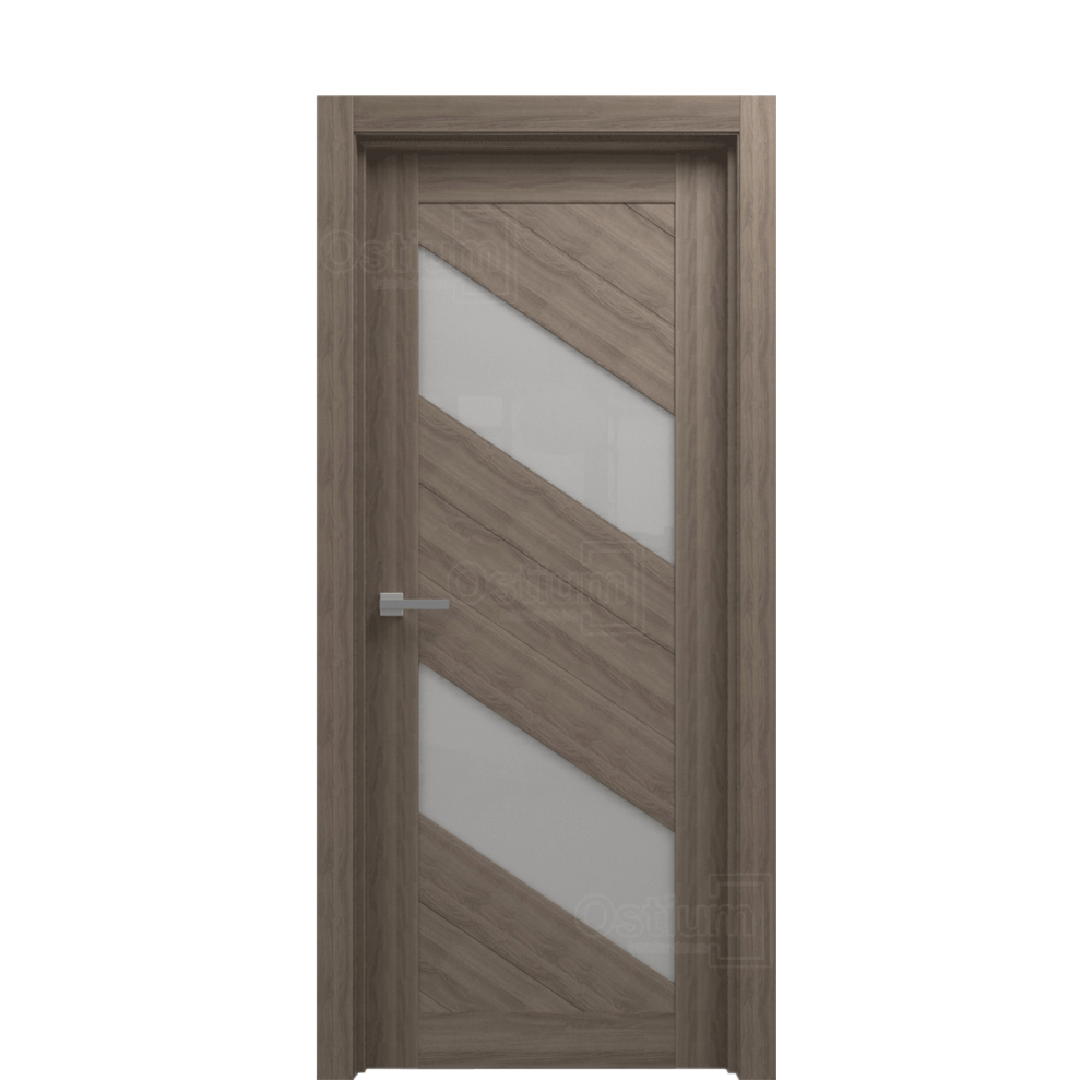 Межкомнатная дверь Ostium Horizontal H25 ДО Ясень серый
