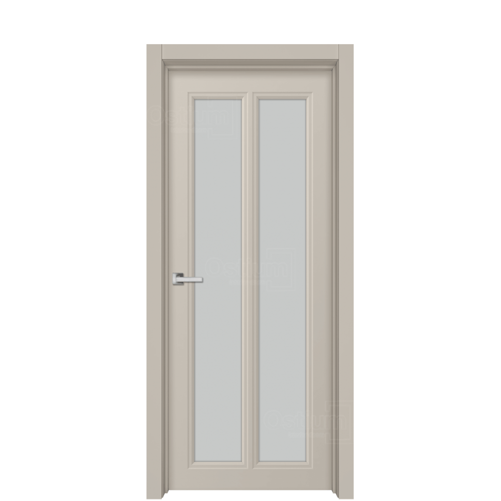 Межкомнатная дверь Ostium Navarro N11 ДО Эмаль латте
