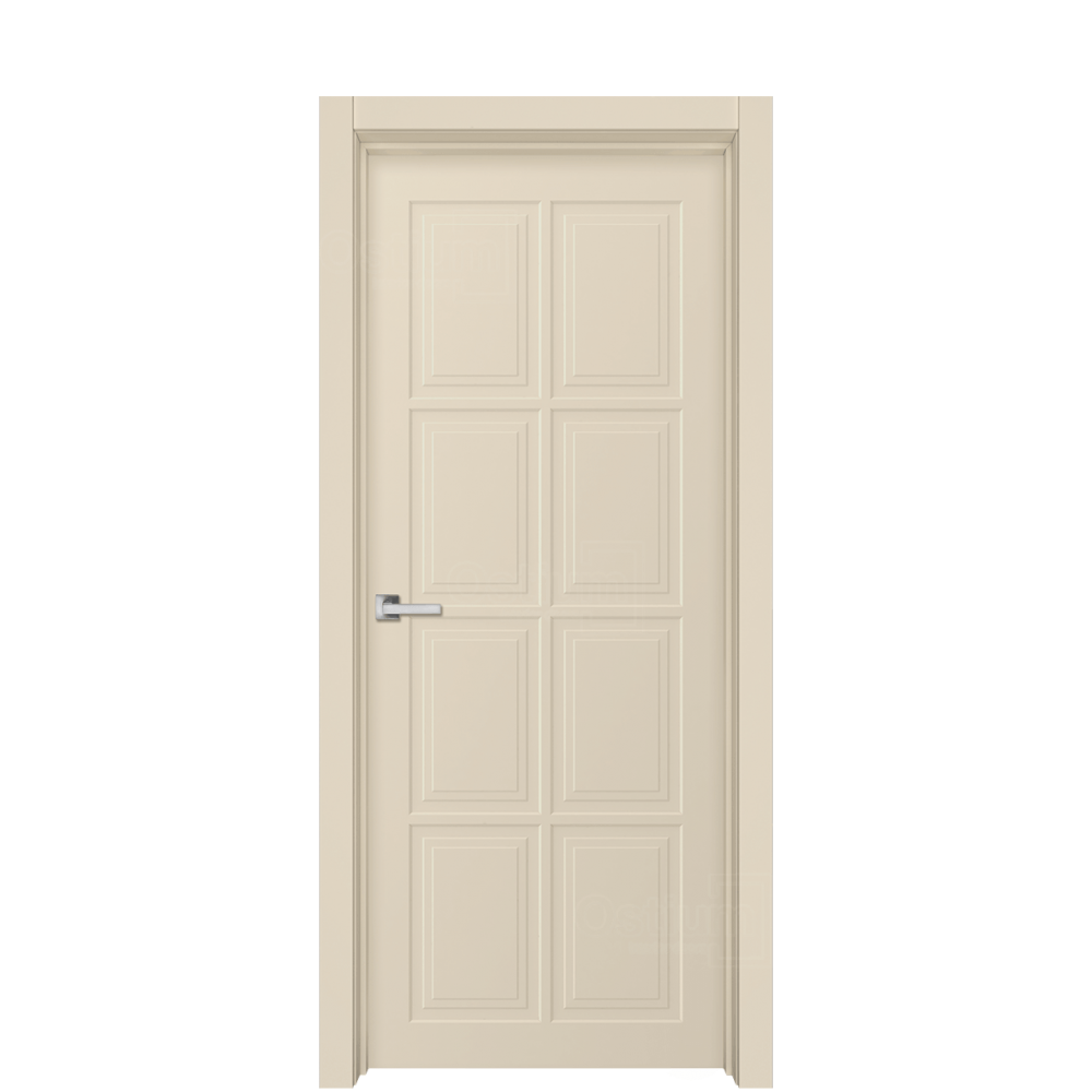 Межкомнатная дверь Ostium Navarro N16 ДГ Эмаль крем