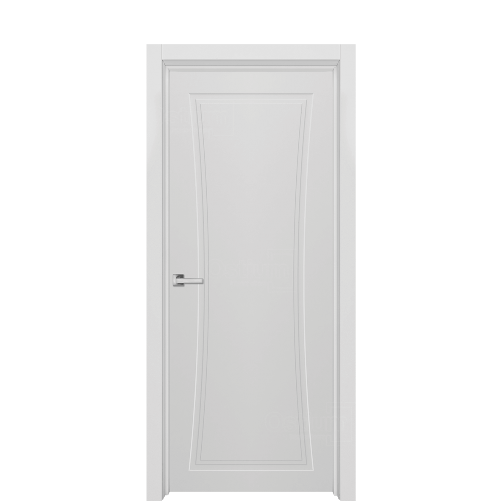 Межкомнатная дверь Ostium Navarro N20 ДГ Эмаль белая