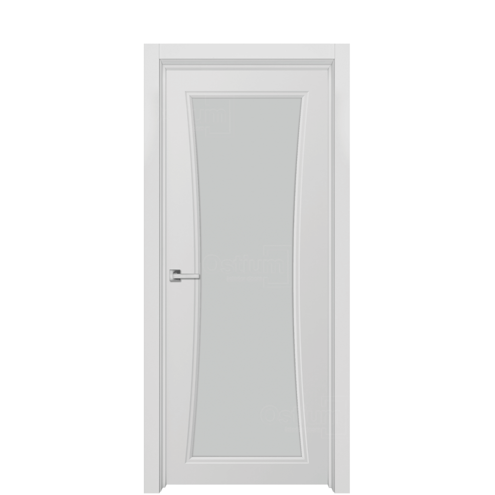 Межкомнатная дверь Ostium Navarro N20 ДО Эмаль белая
