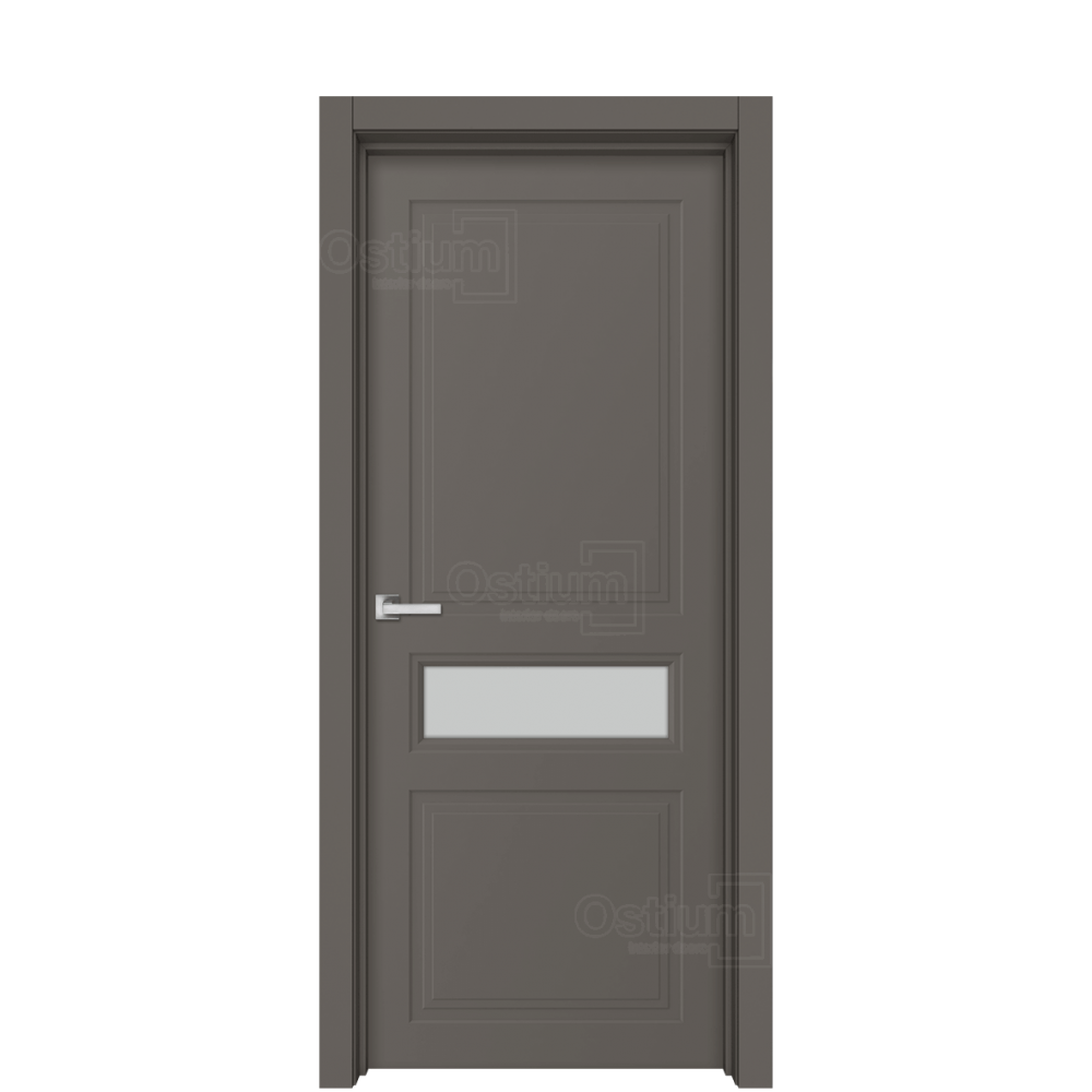 Межкомнатная дверь Ostium Navarro N5 ДО Бетон серый