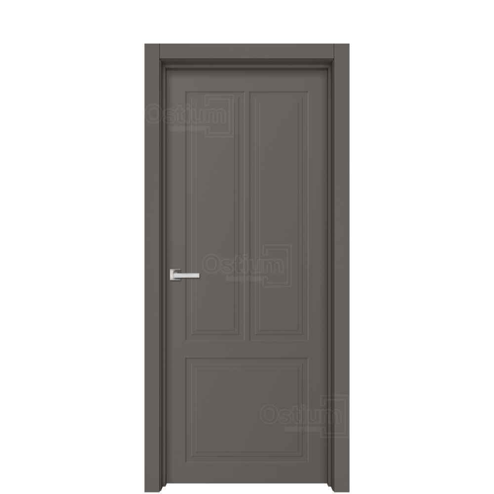 Межкомнатная дверь Ostium Navarro N8 ДГ Бетон серый