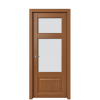 Межкомнатная дверь Ostium Prime P 5 ДО стекло 5 Белый матовый