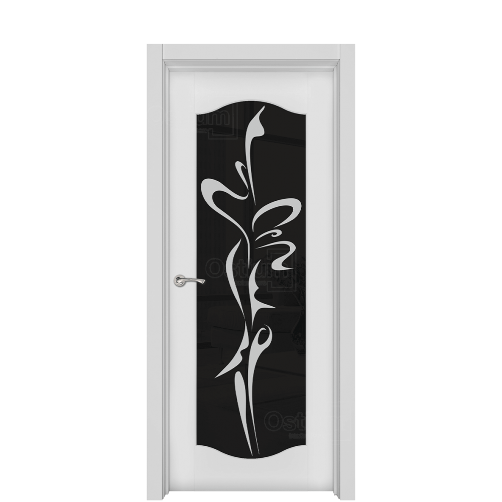 Межкомнатная дверь Ostium Prestige Престиж классик Факел Эмаль белая