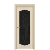Межкомнатная дверь Ostium Prestige Престиж классик с гравировкой 17 Эмаль крем