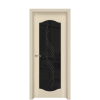 Межкомнатная дверь Ostium Prestige Престиж классик с гравировкой 30 Эмаль крем