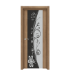 Межкомнатная дверь Ostium Style Стиль ДО Флора Бакаут коричневый