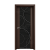 Межкомнатная дверь Ostium Style Стиль ДО гравировка 4 Орех премиум