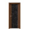 Межкомнатная дверь Ostium Style Стиль ДО гравировка 7 Орех кантри