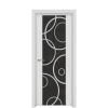 Межкомнатная дверь Ostium Style Стиль ДО Круги Белый глянец