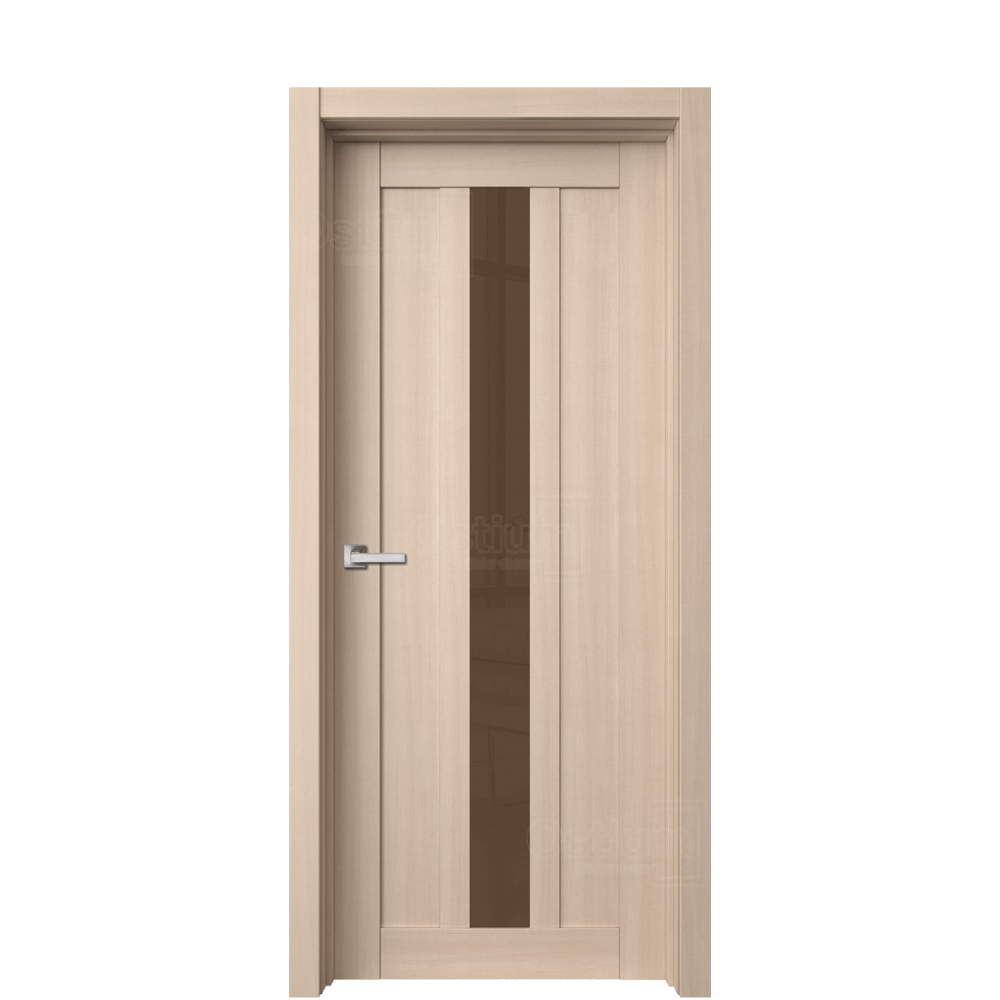 Межкомнатная дверь Ostium Vertical V2 ДО Сандал белый