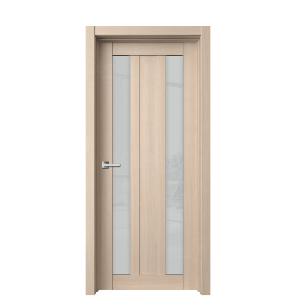 Межкомнатная дверь Ostium Vertical V3 ДО Сандал белый