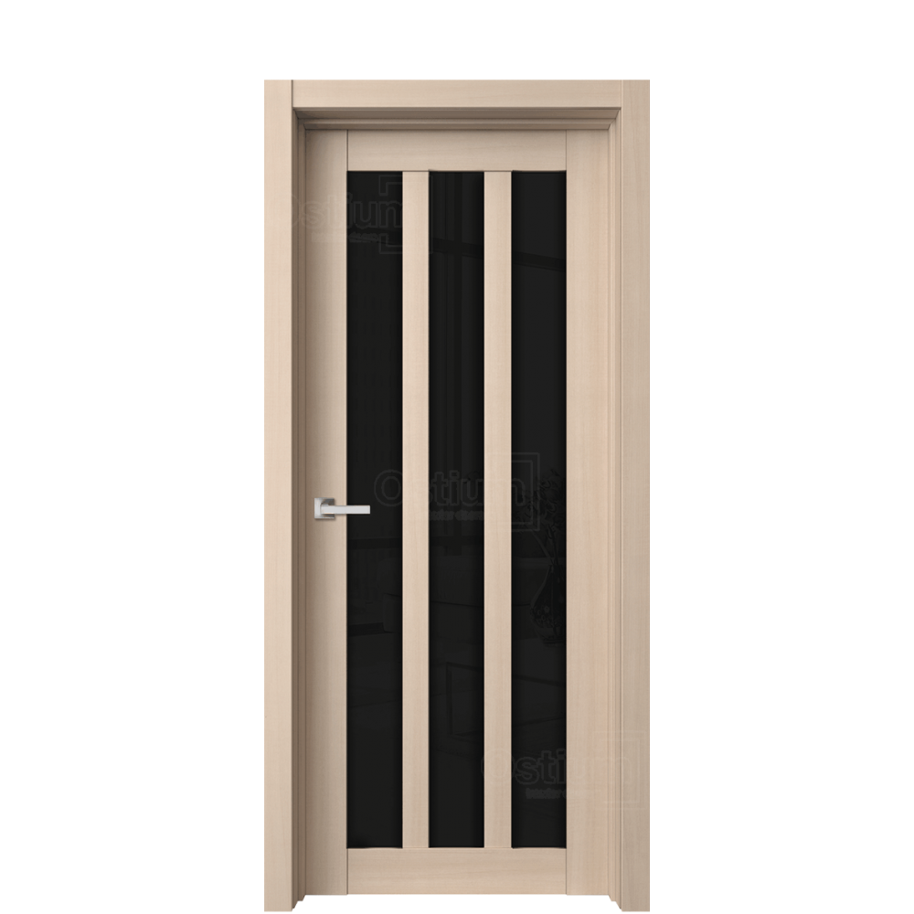 Межкомнатная дверь Ostium Vertical V4 ДО Сандал белый