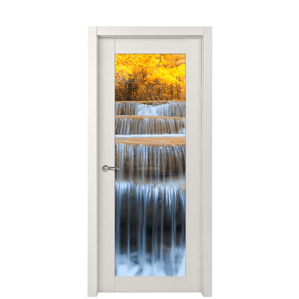 Межкомнатная дверь Ostium Elegance  Водопад Патина премиум