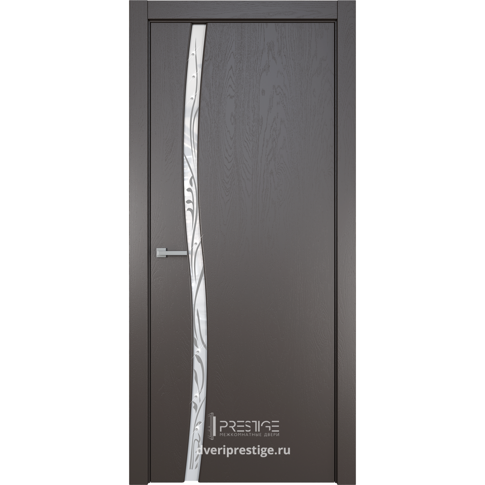 Межкомнатная дверь Prestige Style Сириус 1 с худ. рис. со стразами